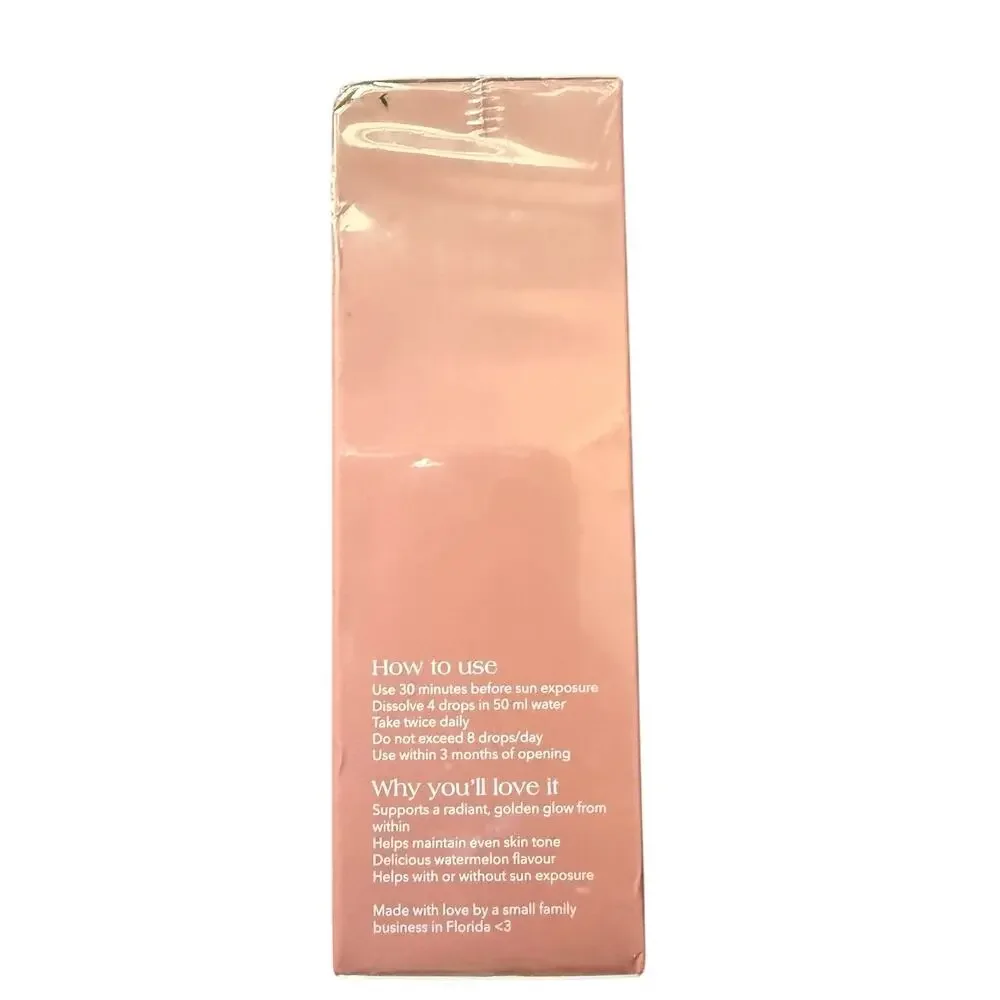 Nivie Juicy Watermelon Flavor Tanning Drops 50ml Each Bottle In New Sealed